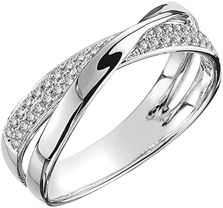 LONG-A 2 Pieces Magnetic Slimming Ring, Weight Loss Health Care Fitness Jewelry Burning Weight Design Opening Therapy Lose Fashion X,Silver,8 = 18 mm