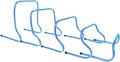 5 Pack Agility Speed Training Hurdles Detachable Agility Training Hurdles Sports Practice Equipment for Athletes, Soccer