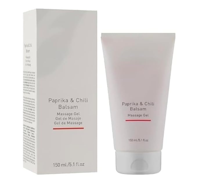 Paprika Thermal Body Gel – Firming & Toning Massage Gel – Natural Paprika Extract – Heating Effect Slimming Gel for Abdomen, Arms & Legs – 150 ml