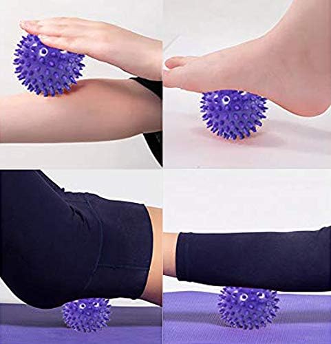 Foot and Calf Stretcher, Leg Stretcher, Hamstring Stretcher, Stretching Strap For Plantar Fasciitis, Heel Spurs, Foot Drop, Achilles Tendonitis, Included Bag and Massage Ball (Black)