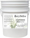 Best of Nature Lemongrass and Sage Massage Oil Blend - Non-Greasy Aromatherapy Massage Oil for Body, Skin & Face, Crafted with Pure Essential Oils (640 fl oz)