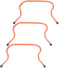 HANABASS 3pcs Sports Agility Hurdles for Boys and Girls Lightweight Plastic Training Equipment for Enhanced Coordination and Speed Development Soccer and Practice