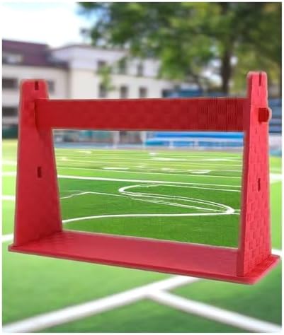Lightweight Speed Hurdles Training Hurdles,Height Adjustable Foam Agility Hurdles,Detachable Training Hurdle Equipment(Red,1 pcs)