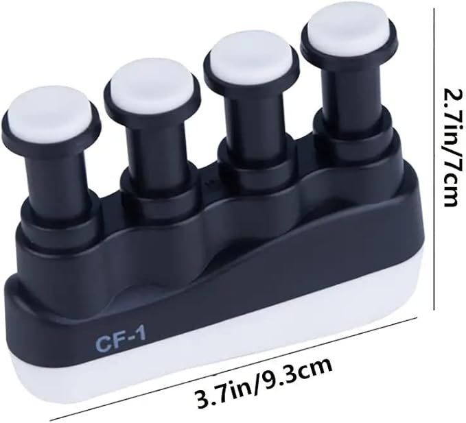 Finger Strengthener - Hand Grip Trainer for Piano, Guitar, Bass, Ukulele, Zither and More - Plastic Material, Lightweight and Portable - Improve Finger Flexibility, Strength and Span - Relieve