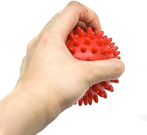 Pack of 2 Spiky Hard Massage Balls - Foot Arch Trainer Plantar Fasciitis, Muscle Massager Ball Exercise