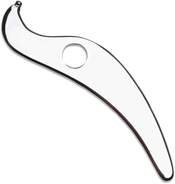 Gua Sha Tool - Medical Grade Stainless Steel Scraping Massage Tool, IASTM Tool for Relaxing Soft Tissue, Reduce Head, Neck, Back Pain