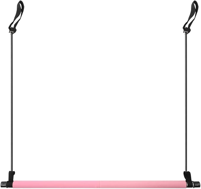 Pilates Bar, TPE Tube with Foam Grip for Yoga Fitness, Home Workout Equipment, Portable and Flexible for Legs Waist Abdomen Exercise