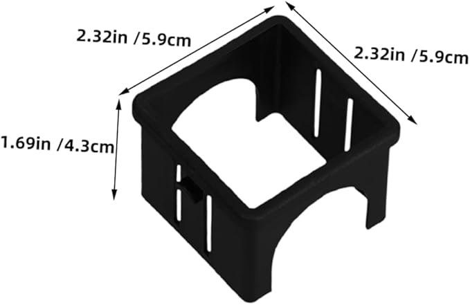 Milisten Hollow Square Tube Sleeve Insert 8pcs Precision Machined Glide Adapter for Fitness Equipment 60mm to 50mm Conversion Inner Tube Protector for Stability and Noise Reduction