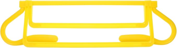 Adjustable Height Football Training Agility Hurdles Set, Detachable Speed Hurdles for Soccer Workout, Yellow Agility Speed Training Equipment for Athletes
