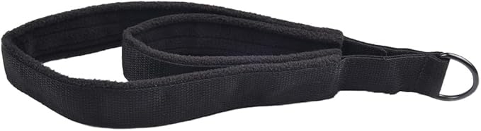 Pilates Double Loop Straps with D-Rings, Soft Polar Fleece Foot Straps for Reformer Workout, Home Gym Fitness Equipment for Flexibility and Strength Training, 2-Pack