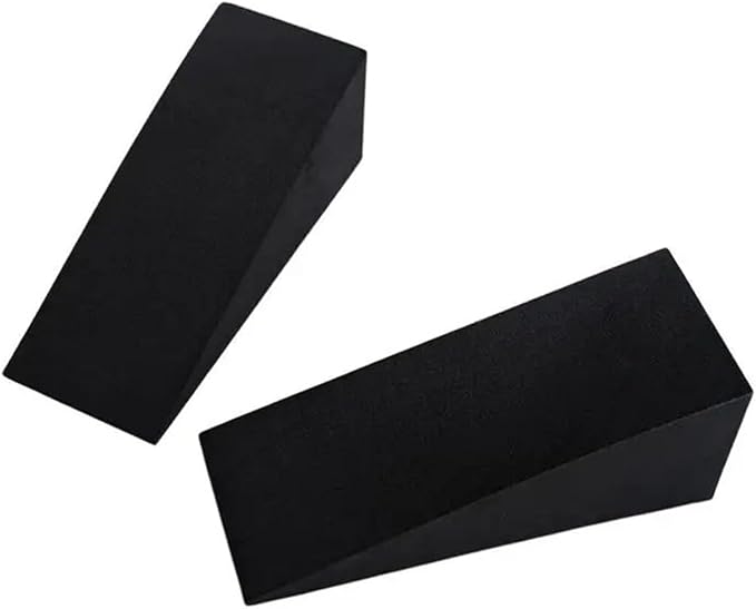 Yoga Foam Wedge Slanting Board EVA Foam Stretch Slant Boards Yoga Block Calf Extender Foot Stretcher(15x6x5cm 1 Pair)