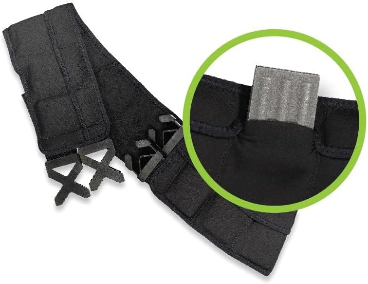 Weighted Fitness Belt - Walking, Running, Training Belt with Adjustable Weights up to 10 lbs, Cooling Technology, Unisex