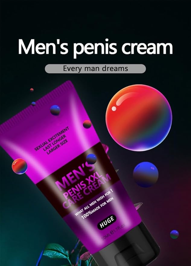 Male Enhancement Cream for Men, Body Gel for Private Part, Men's Re-Vitalize Enlargement Cream, Enhance Size and Performance – Get Bigger Thicker and Stronger (XXL Care)