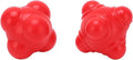 2Pcs Reaction Balls,Mini and Portable Irregular Shape Reaction Balls,Robust Rubber Bounce Reaction Balls for Speed,Strength,Running,Football,Volleyball,Basketball,Baseball(L-Red)