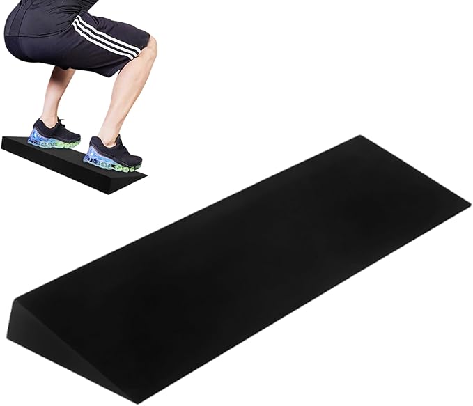 Yoga Wedge - EVA Muscle Stretching | Squat Support Wedge For Yoga Fitness, Athletes Seniors Beginners, Studio Home Gym Dorm Living Room Use, Improves Flexibility, Enhances Balance And