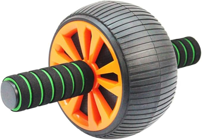 Abdominal Exercise Roller Non-skid Core Ab Wheel Trainer Silent Fitness Device for Home Workout and Muscle Training