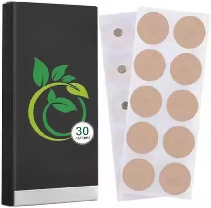 Magnetic Acupressure Patches - 3,500 Gauss Ultra Strength Healing Magnets for Full Body - Acupressure Magnets Patch (30 Pack/Box)