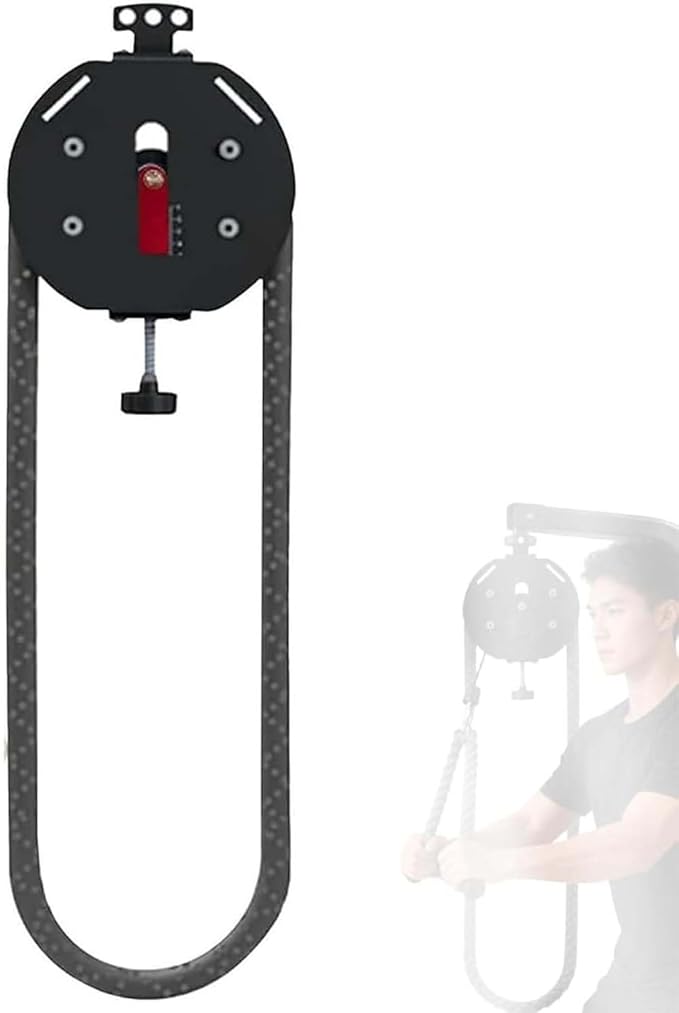 Adjustable Resistance Trainer, Endless Rope Pulley System, Creates A Continuous Loop. Made Nylon Rope, It's Suitable for Full-Body Workouts, Coordination Drills