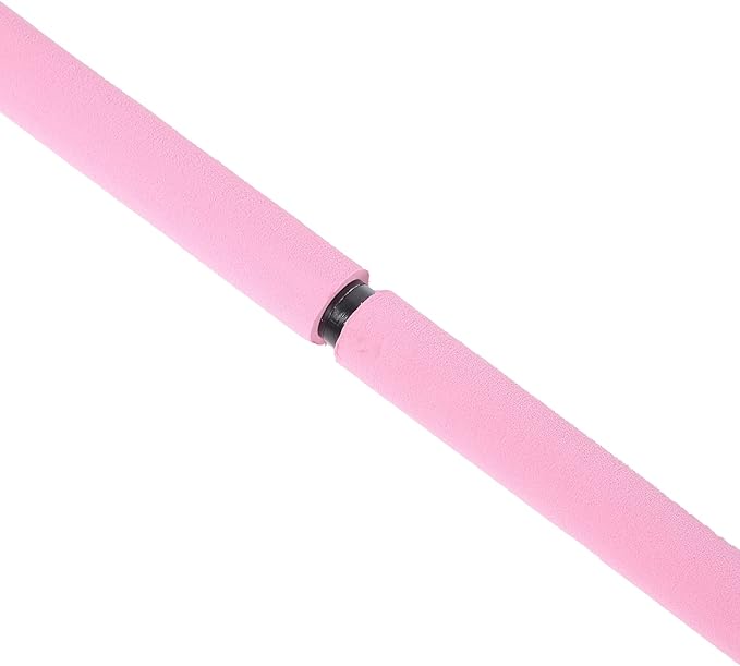 Adjustable Pilates Bar 3 Sections Portable Pilates Workout Stick Body Building Puller for Home Gym Full Body Exercise Steel Pipe Foam Cover 35 Inches