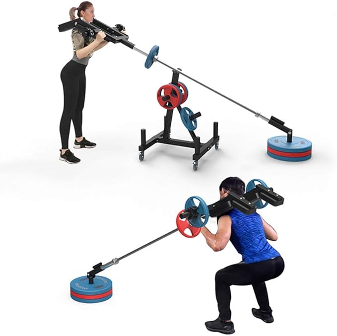 T Bar Row Shoulder Press Landmine Handle Black for 50mm (2 Inches) Barbell Back Attachment for Home Gym Strength Training Equipment