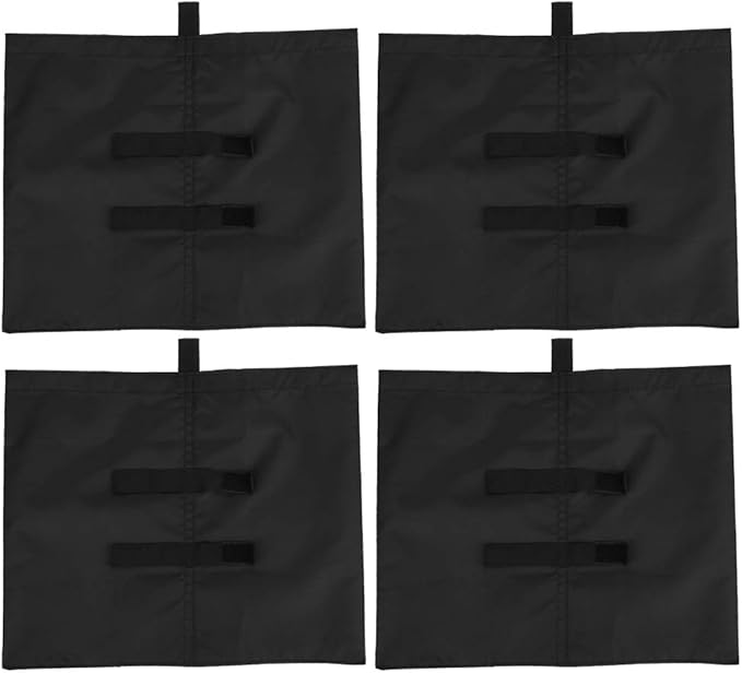 4pcs Oxford Cloth Black Tent Solid Sandbag Large Capacity Good Tight Outdoor Parasol Umbrella Sand Bag