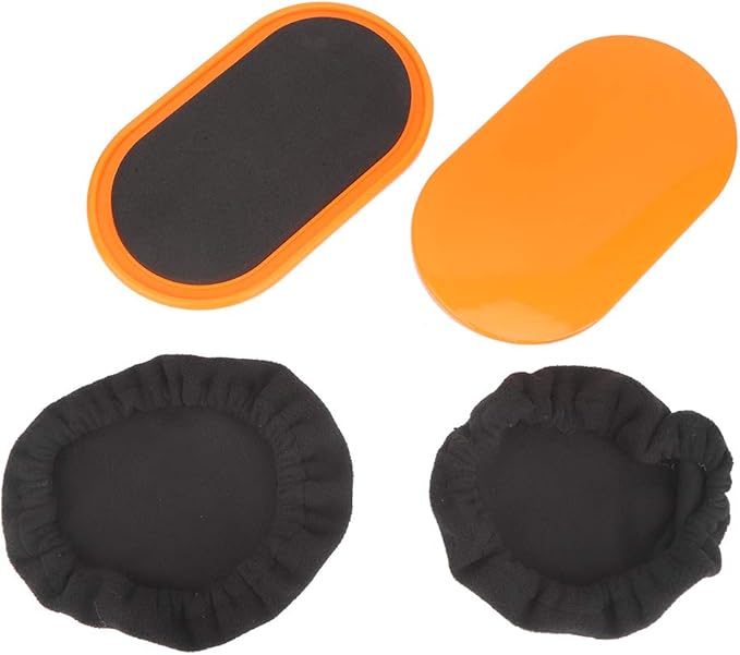 Exercise Core Sliders, Ergonomic Oval Design Sliding Discs Set of 2 for Yoga Pilates Home Fitness Workouts Full Body Training