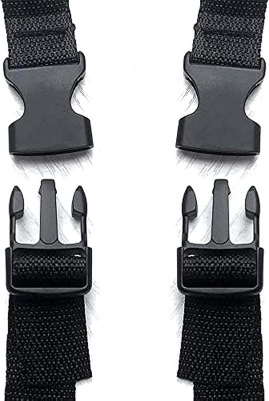 Classic Black Adjustable and Comfortable Linear Nylon Bedside Fitness Leg with Four Nylon Sleeves for Hand and Leg Strength Training - D2