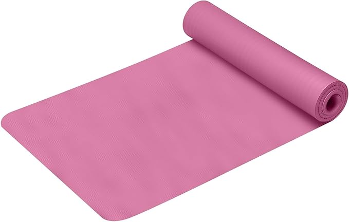 Yoga Mat, 1/5" High Density Extra Thick Anti-Tear Non Slip Exercise Mat with Carrying Strap,Hot Yoga Mat for Home Floor Gym Stretching Fitness Pilates