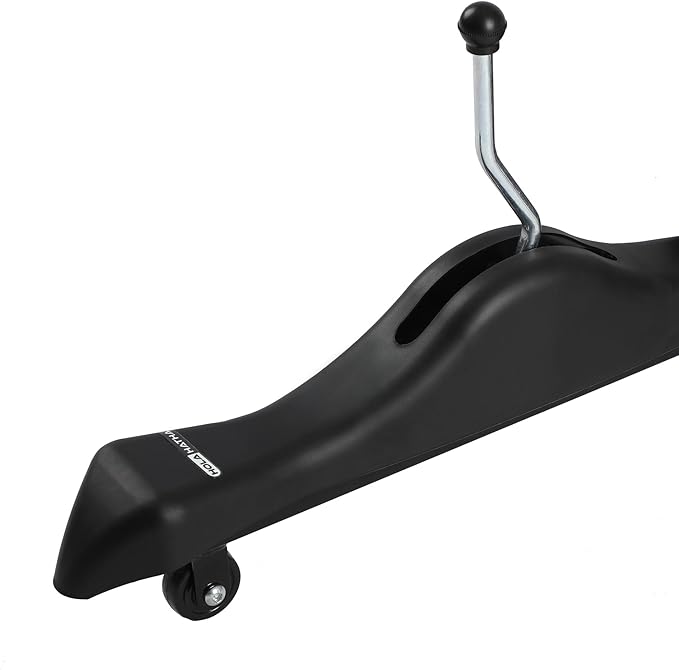 HolaHatha Leg Stretcher Split Machine for Full Split Flexibility Training, Adjustable Stainless Steel Dance Exercise Equipment for Home Gym, Black
