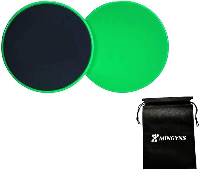 Dual Core Sliders,Core Exercise Gliding Discs Sportz Sliders for Working Out Compact Core Gliders for Home Gym Dual Sided Disks Used on Carpet or Hard Floors