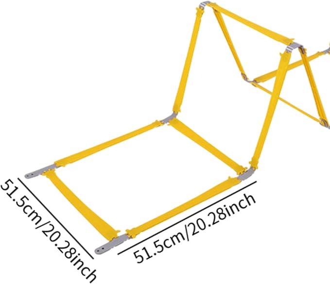 Agility Ladder Soccer Speed Ladder Folding Workout Ladder for Kids Teens Adults Agility Training Equipment Jumping Obstacles