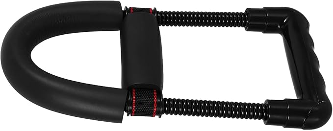 Wrist and Hand Strengthener for Men, Compact Grip Strength Training Device with Spring Resistance, Black Wrist Exerciser for Finger and Forearm Workout