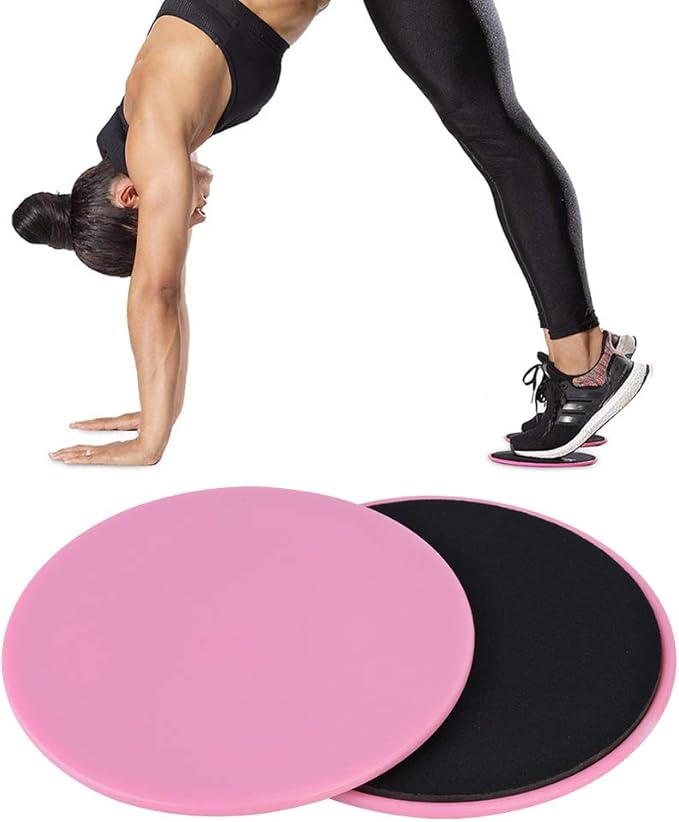 DAN&DRE 2PCS Exercise Sliding Disc, Fitness Core Slider, Sports Full Body Training