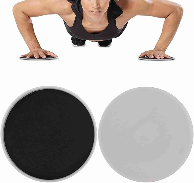 Core Sliders for Working Out, 4PCS Dual Sided Exercise Gliding Discs Use on Carpet or Hardwood Floors, Fitness and Home Exercise Equipment