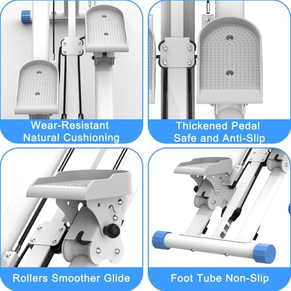 Stair Stepper Mini Stepper, Vertical Climber Machine for Home Full Body Workout, Adjustable Handlebar, Stable Non-Slip Frame, Home Climber, Aerobic Stepper, Fitness Stepper