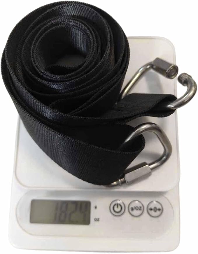 Qianly Pilates Equipment Strap,Core Bed Accessories with Rings Exercise Strap Pilates Reformer Belt for Women Men Tension Spring