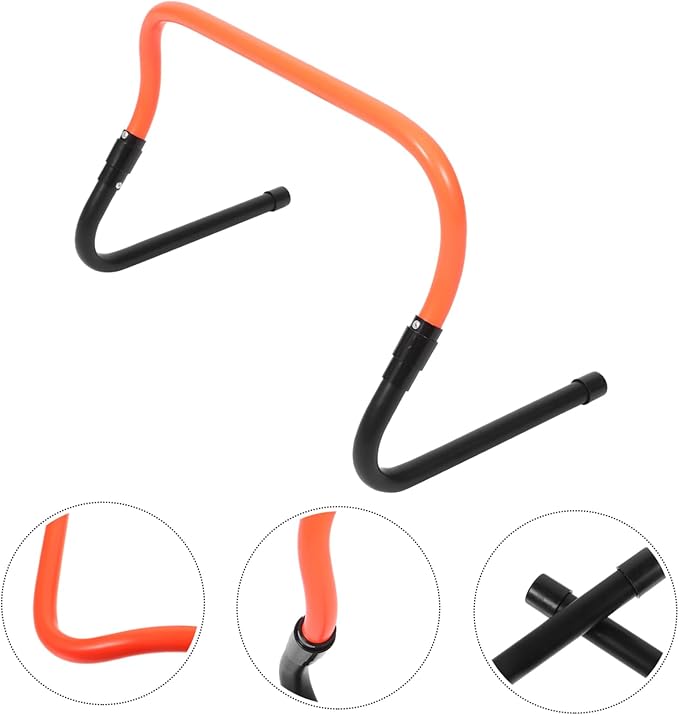 Milisten Plastic Agility Hurdle Durable Speed Training Equipment for Soccer Football and Track Practice Suitable for Outdoor Use Design for Athletes