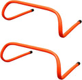 BESTYASH 2pcs Wear-Resistant Plastic Agility Hurdles 15cm Height Training Accessory for Youth Soccer and Running Speed Agility Drills