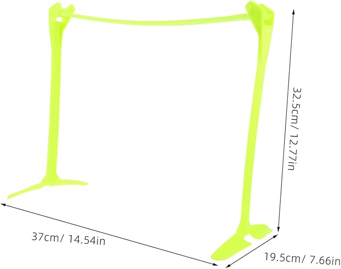 BESPORTBLE Adjustable Foldable Soccer Hurdles Compact Training Equipment for Agility Drills Enhance Speed Coordination for Football and Basketball Athletes Durable Portable Design