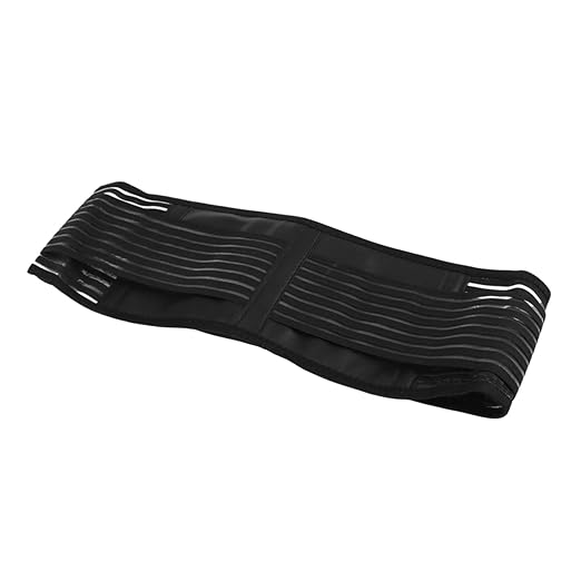 NOLITOY 2pcs Magnetic Therapy Back Support Magnetic Waist Support Self-heating Brace Size (