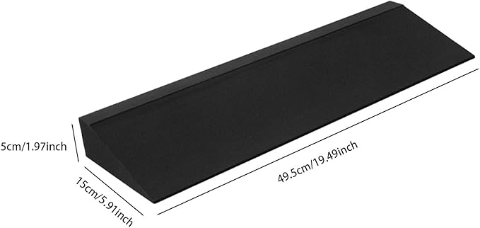 DYNWAVE Foam Wedge Block Squat Wedge Block Weightlifting Squat Boards Muscle Building Heel Elevated Slant Boards Calf Stretcher