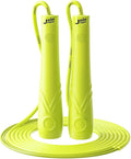 Kids Jump Rope for Children-Adjustable Speed Skipping Rope with Dual Bearings, Segmented Anti-Tangle Cord, Silicone Handles, Indoor Outdoor Fitness Toy for Boys & Girls