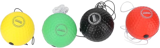Boxing Ball Headband, Adjustable Boxing Headband Reflex Ball Set for Improving Reaction and Coordination Skills