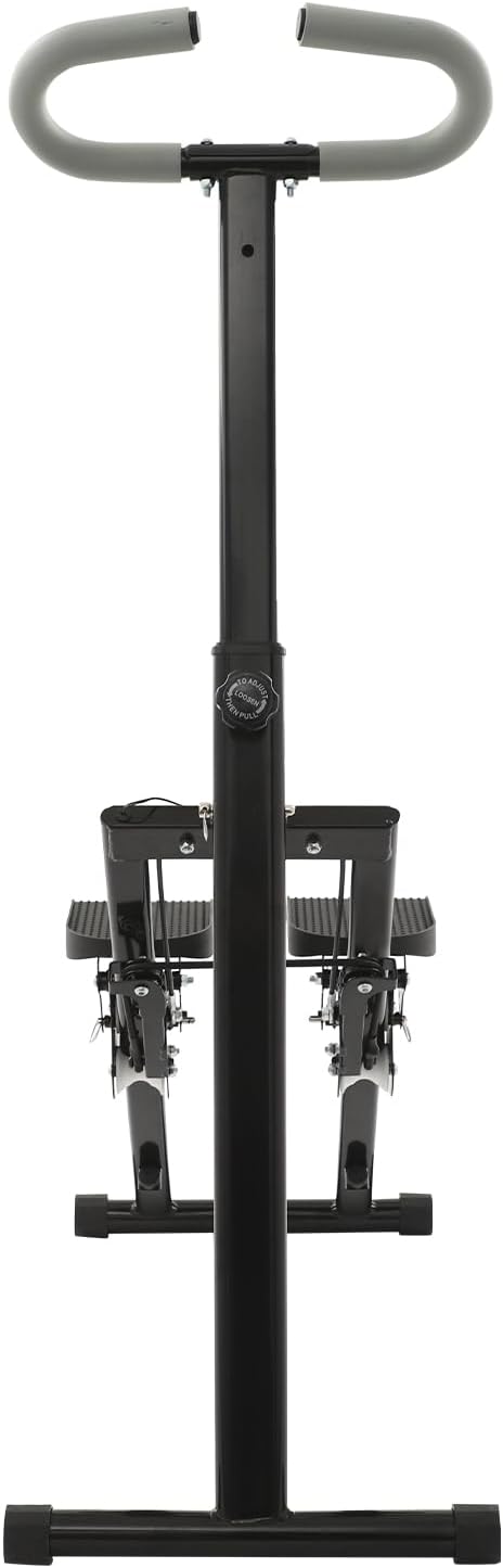 Stair Stepper,220Lbs Load-Bearing Vertical Climber Machine for Full-Body Workout,Folding Cardio Stair Master with Adjustable Handlebar & Pedal, Floor-Standing Fitness Equipment with Clear Display
