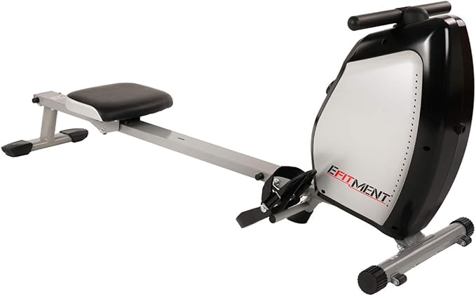 EFITMENT Magnetic Rowing Machine Rower for Home Exercise w/Digital Monitor, 250 LB Weight Capacity, 40 Inch Rail Length - RW025