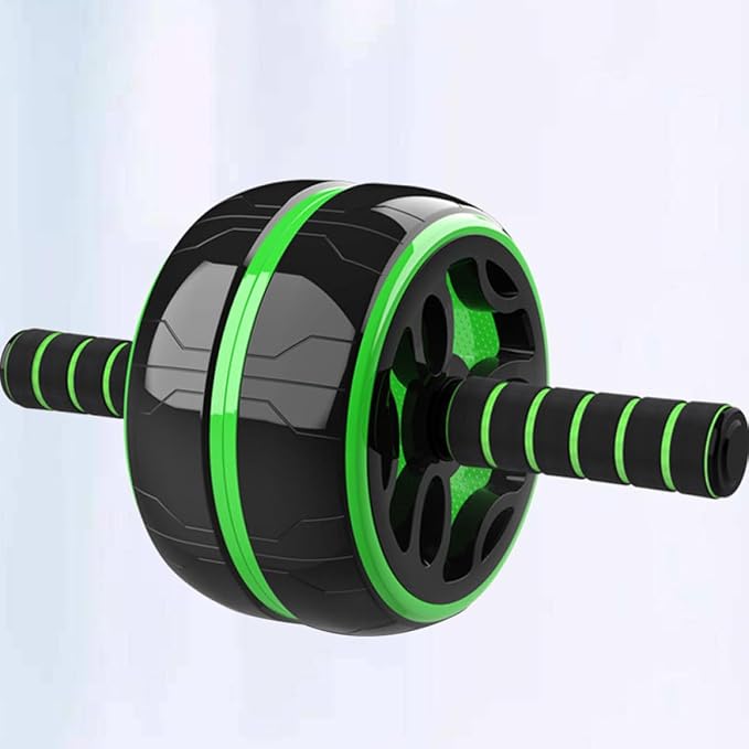 Milisten Abdominal Exercise Roller Ab Wheel for Fitness with Steel Tube and Pvc Thickened Wide Wheel, Silent Core Trainer for Home Workout and Strength Training