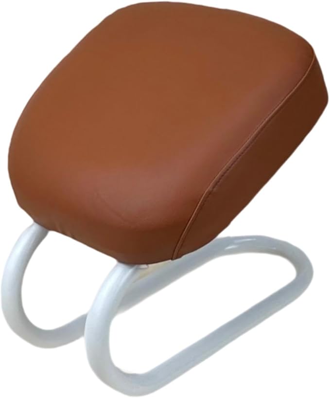 Kneeling Meditation Stool Seat Ergonomic Adults Gift, Sturdy Women Portable Prayer Bench, Meditation Bench for Yoga Studio, Brown