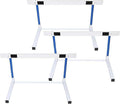 Height Adjustable Track & Field Hurdles, Sport Speed Hurdles Training Equipment for All Ages, Obstacle Courses and Drills Jumping Bar (3pcs 55)