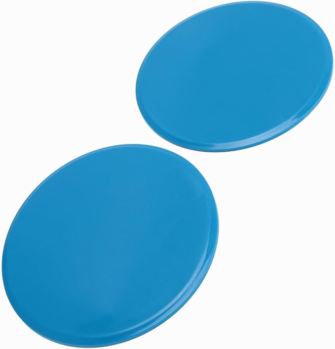 Exercise Core Sliders Discs Dual Sided Compact Portable Ab Workout Equipment for Home Gym Travel ABS 7 Inch 2 Pack