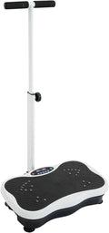 Vibration Plate Exercise Machine with Handle, Whole Body Vibration Platform Trainer with 120 Speed Levels, Resistance Bands, LED Display Home Fitness Vibration Workout Machine